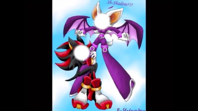 shadow and rouge Photo frame effect