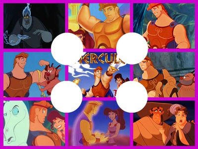 collage hercules Photo frame effect