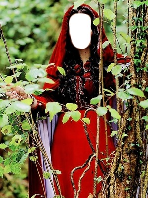Morgana's Face 4 (Merlin) Photo frame effect