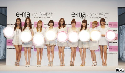 Girls Generation Fotomontāža