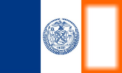 New York City Flag Montaje fotografico