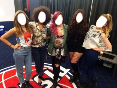 Little Mix e Demi Montaje fotografico