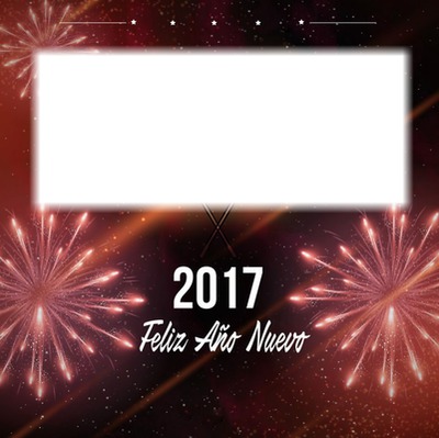 Año nuevo Fotomontage