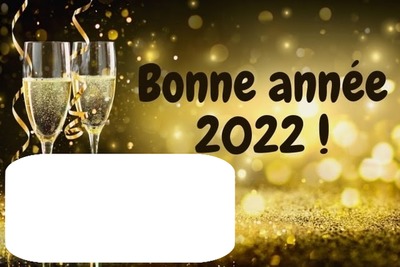 Bonne année 2022 Fotomontáž