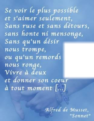 poeme amour フォトモンタージュ