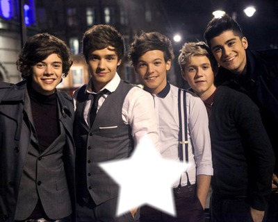 one direction one thing Fotomontažas