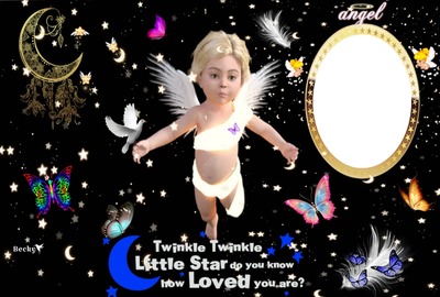 twinkle twinkle little star Fotomontaggio