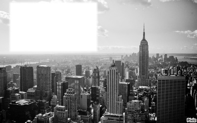 au bor de New york Photo frame effect