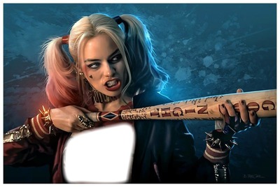Harley Quinn Photo frame effect