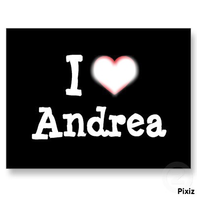 I Love andréa Fotomontaža