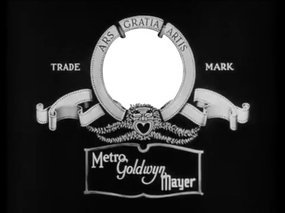 mgm black and white logo Fotómontázs