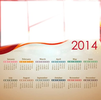 calendario 2014 Фотомонтажа
