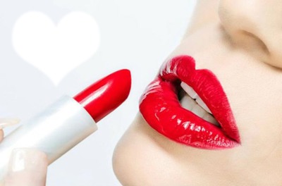 rouge à lèvre Montaje fotografico