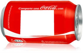 lata de coca Φωτομοντάζ