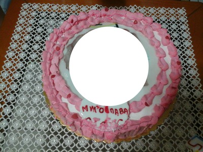 my birthday cake フォトモンタージュ