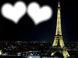 paris love Valokuvamontaasi