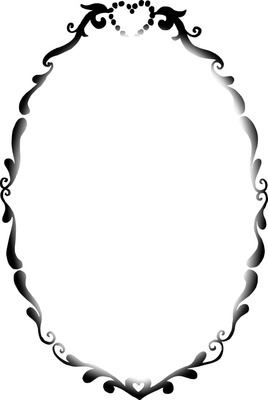 oval frame Valokuvamontaasi