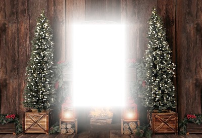 Boldog karácsonyt Photomontage