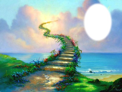 escalier paradis Fotomontaż