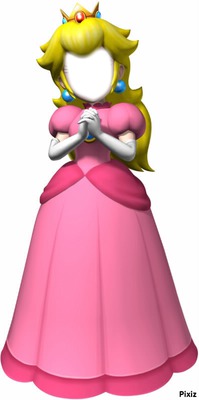 princesse peach Fotomontāža