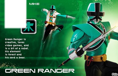 green ranger Fotomontáž