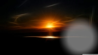 tramonto Fotomontaggio