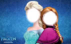 Elsa Anna (Frozen) Montaje fotografico