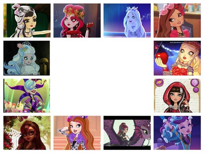 Ever after high Valokuvamontaasi