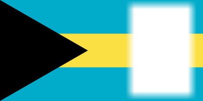 Bahamas flag Fotomontage