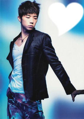 Kpop 2Pm wooyoung Corazon I Photo frame effect