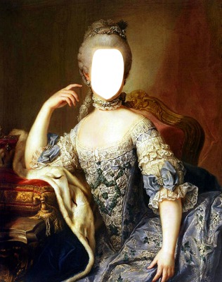 Young Marie Antoinette AE Fotomontage