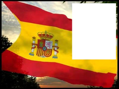 Spain flag Fotomontáž