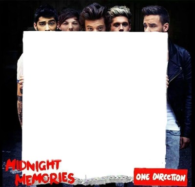 One Direction - Midnight Memories Fotomontaggio