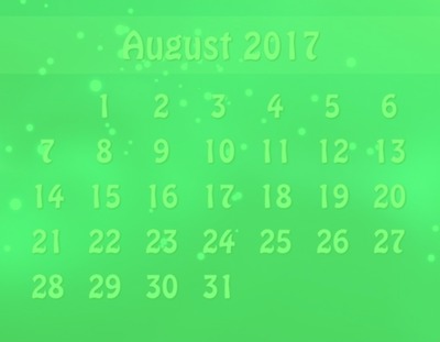 August 2017 Photo frame effect
