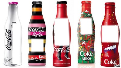 coca-cola Fotomontaggio