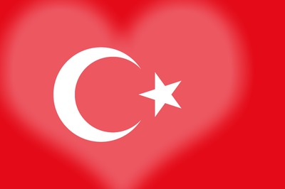 Türk Bayrağı Kalp