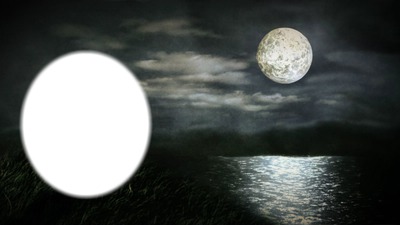Moon Photo frame effect