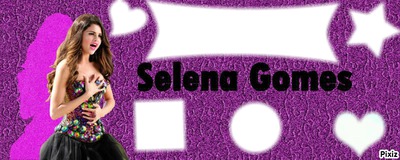 Capa para facebook da Selena Gomes! ♥ Photo frame effect