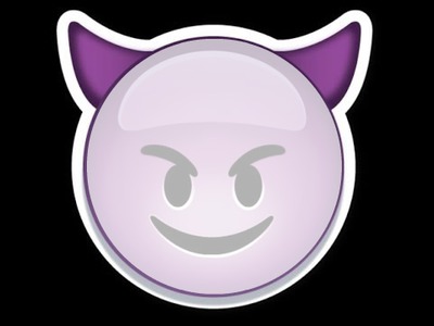emoji diabo / demon / diablo フォトモンタージュ