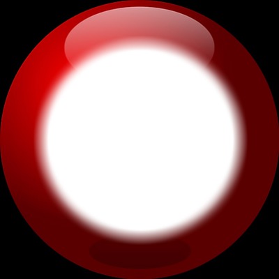 bola vermelha Fotomontagem