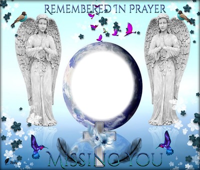 remembered in prayer Fotomontage