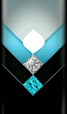BLUE DIAMONDS Fotomontage