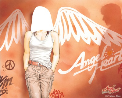 angel heart Fotomontaż