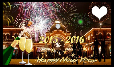 New year Montage photo