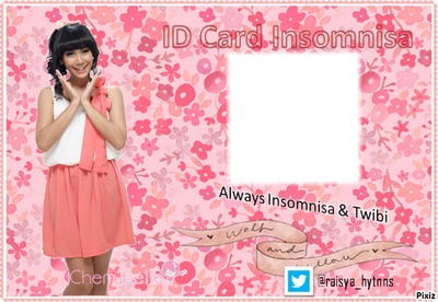 ID Card Insomnisa Cherrybelle Fotomontasje