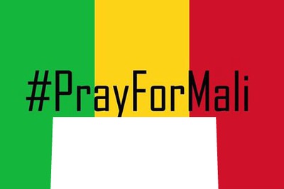 Pray for Mali Fotomontaggio
