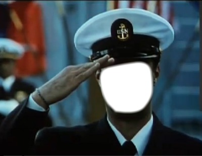 officier de marine Φωτομοντάζ