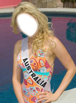 Miss Australia Fotomontáž