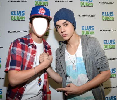 Justin Bieber Fotomontáž