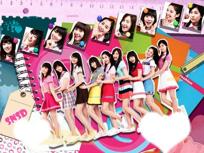snsd pict Photo frame effect